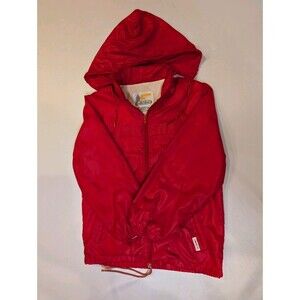 Youth Vintage London Fog Windbreaker Jacket Red Size Youth Small
